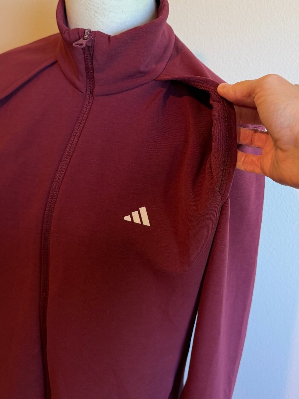Adidas Recycled Performance Training Jacket NWT Red Large - Picture 3 of 12
